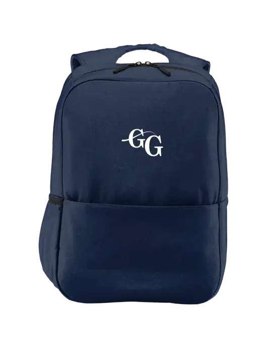 Access Square Laptop River Blue Navy Backpack w/"GG" Logo