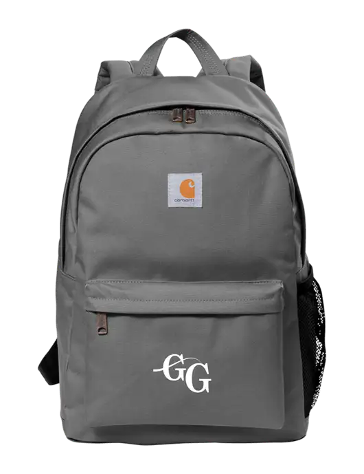 Carhartt Grey Canvas Backpack w/"GG" Logo