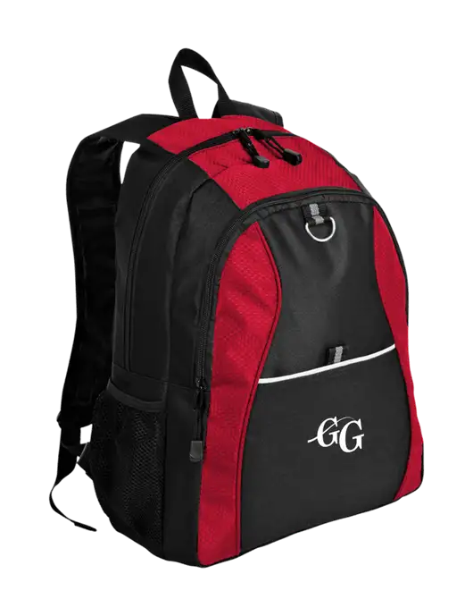 Honeycomb Red/Black Backpack w/"GG" Logo
