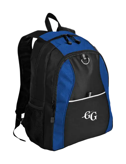 Honeycomb Twilight Blue/Black Backpack w/"GG" Logo