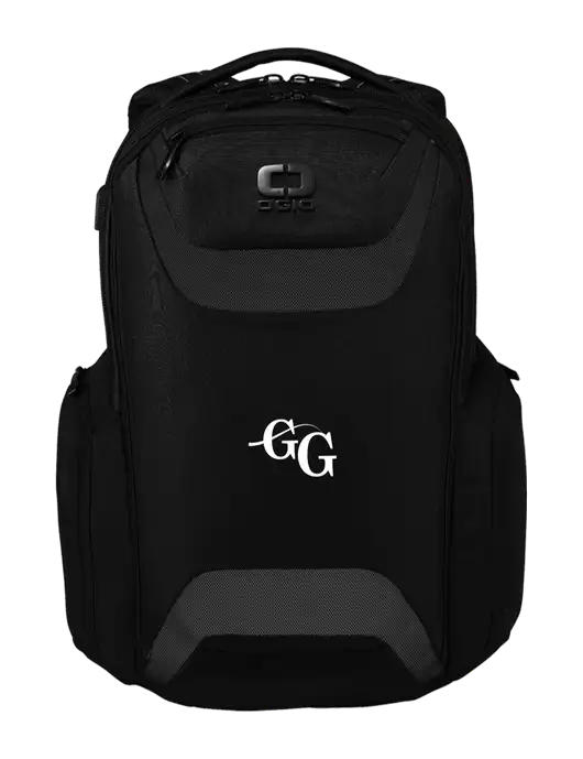 OGIO Black Charcoal Connected Pack w/"GG" Logo