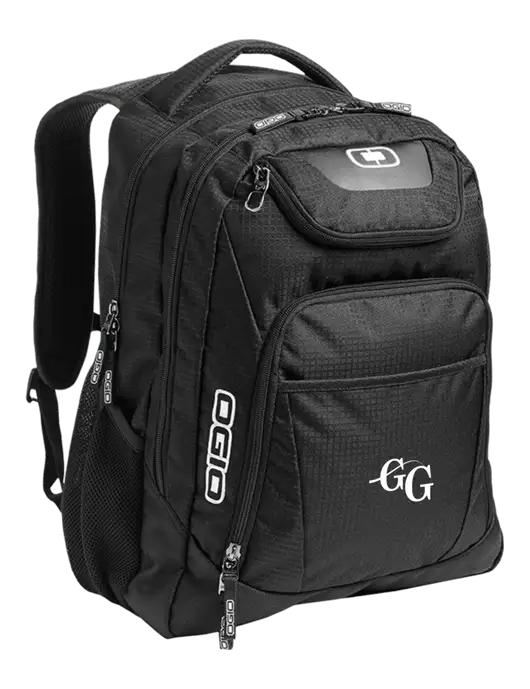 OGIO Black/Silver Excelsior Laptop Backpack w/"GG" Logo