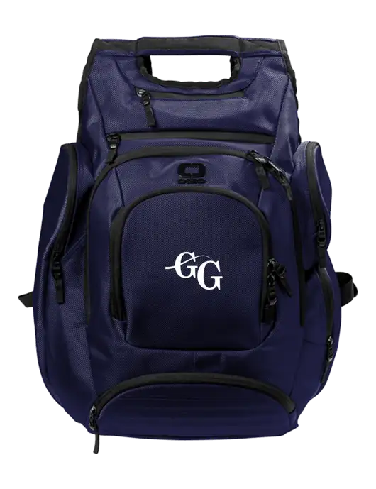 OGIO Navy Metro Ballistic Laptop Backpack w/"GG" Logo