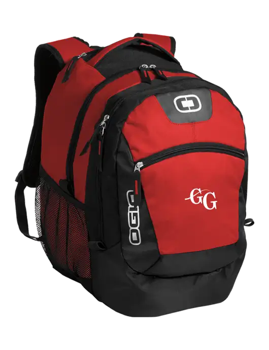 OGIO Red Rogue Pack
 w/"GG" Logo