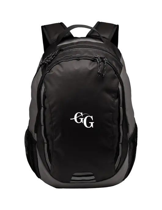 Ridge Charcoal/Dark Charcoal Laptop Backpack w/"GG" Logo
