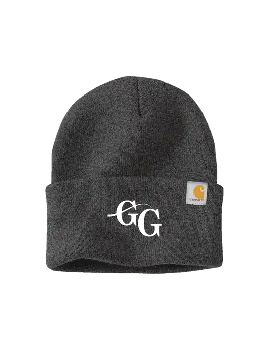 Carhartt Dark Grey Watch Cap 2.0 w/"GG" Logo
