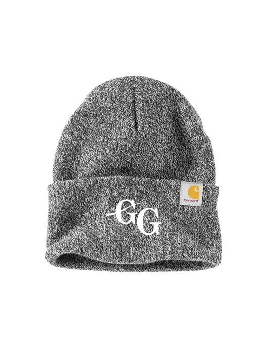 Carhartt Medium Grey Heather Watch Cap 2.0 w/"GG" Logo