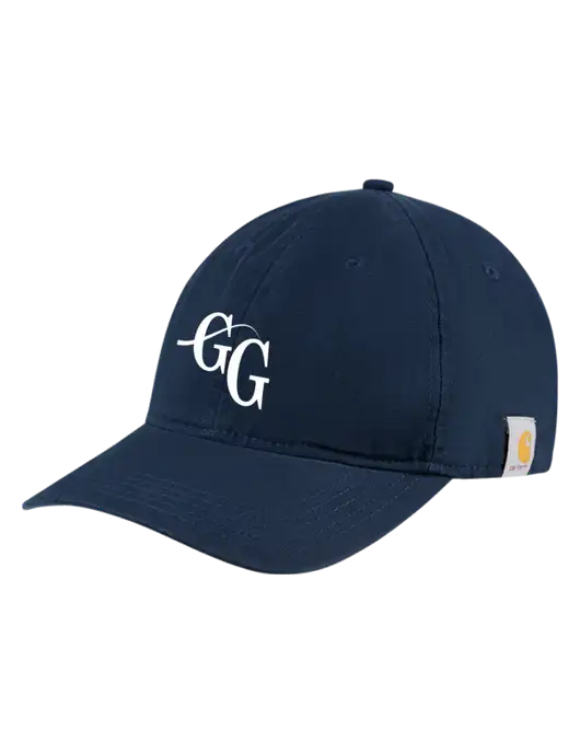 Carhartt Navy Cotton Canvas Cap w/"GG" Logo