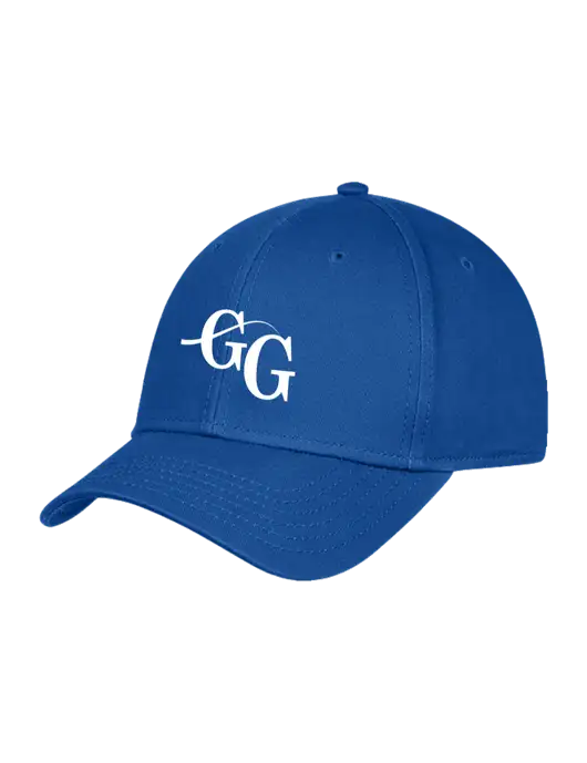 Royal Structured Cap Hook & Loop w/"GG" Logo