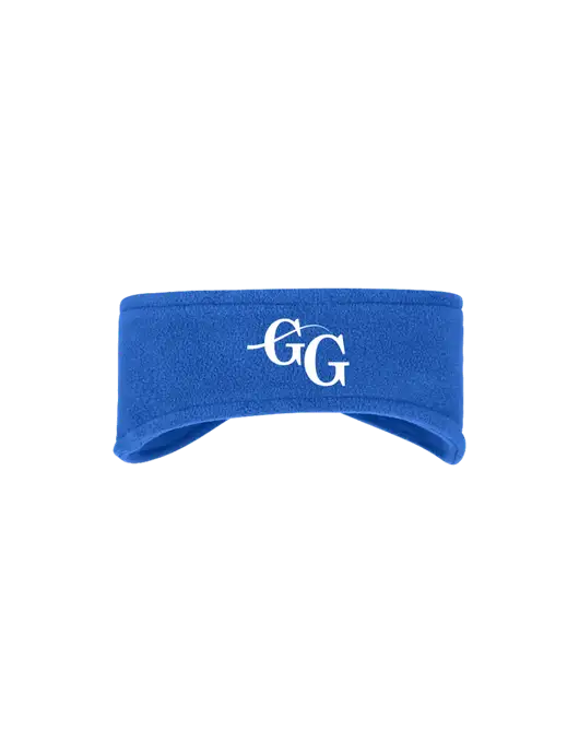 Royal Stretch Fleece Headband w/"GG" Logo