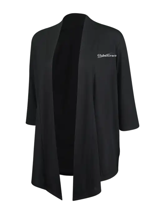 Black Womens Concept Shrug w/Global Grace Logo