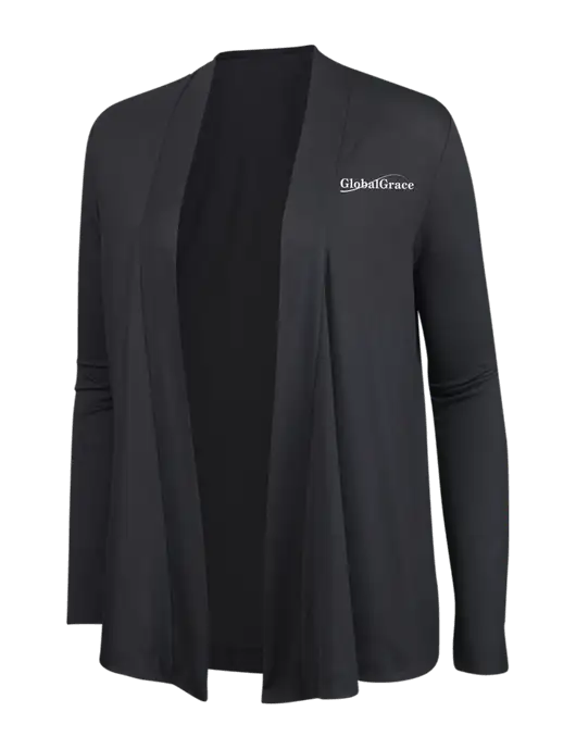 Smoke Grey Womens Concept Cardigan w/Global Grace Logo