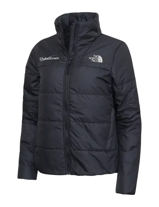 North Face Womens Black Everyday Insulated Jacket w/Global Grace Logo