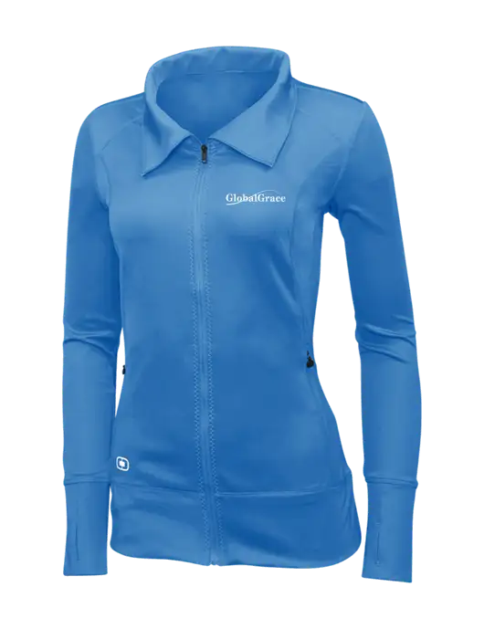 OGIO Royal Blue Womens Endurance Fulcrum Full-Zip w/Global Grace Logo